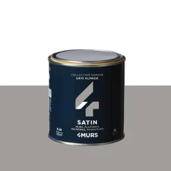 Clearance Peinture Finition Peinture gris alpaga Satiné 0,5 L - 4MURS Peintures