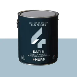 Sale Peinture Multi-supports Peinture bleu frisson Satiné - 4MURS Peintures