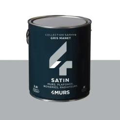 Outlet Peinture Multi-supports Peinture gris manet Satiné - 4MURS Peintures