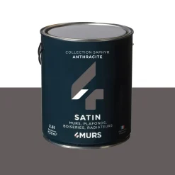 Sale Peinture Multi-supports Peinture anthracite Satiné - 4MURS Peintures