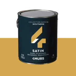 New Peinture Multi-supports Peinture moutarde Satiné - 4MURS Peintures