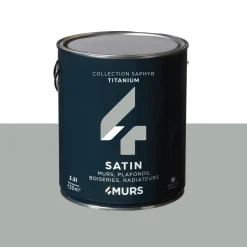 Sale Peinture Multi-supports Peinture titanium Satiné - 4MURS Peintures