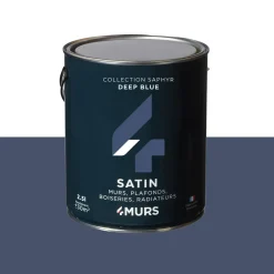 Outlet Peinture Peinture deep blue Satiné 2,5 L - 4MURS Peintures