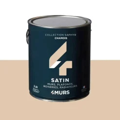 Hot Peinture Peinture chamois Satiné 2,5 L - 4MURS Peintures