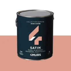 Online Peinture Peinture rose cuivré Satiné 2,5 L - 4MURS Peintures