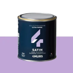 Online Peinture Peinture ultra parme Satiné 0,5 L - 4MURS Peintures