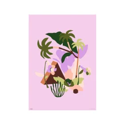 New Sergeant Paper Affiche HERBES FOLLES A3 30 x 42 cm - 4MURS Tableaux Et Affiches