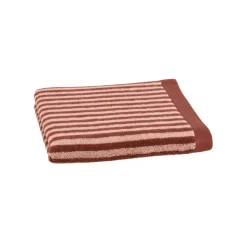 New Serviette éponge RAFAELA coloris bordeaux 50 x 100 cm - 4MURS Linge De Maison