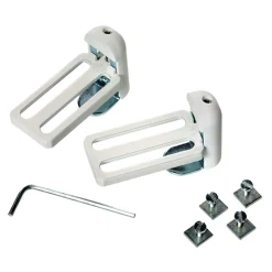 Fashion Set de toiles SUPPORTS STORES coloris blanc - 4MURS Voilages, Vitrages, Stores Et Accessoires
