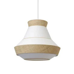Outlet Suspension KORALI coloris blanc et brun 38 x 45 cm - 4MURS Suspensions