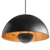New Suspension LUCAS coloris Noir et orange 20 x 41 cm - 4MURS Suspensions