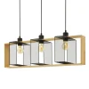 Online Suspension RAFAELA coloris brun et noir 23 x 80 cm - 4MURS Suspensions
