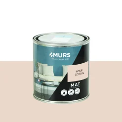 Clearance Peinture Finition Peinture rose coton 0,5 L - 4MURS Peintures