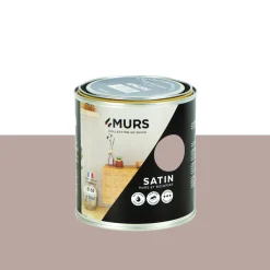 Hot Peinture Peinture latte macchiato Satiné 0,5 L - 4MURS Peintures