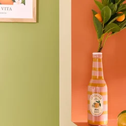 Clearance Soliflore BOUTEILLE LIMONADE coloris orange - 4MURS Objets Déco