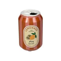 Sale Soliflore CANETTE DE LIMONADE coloris orange - 4MURS Objets Déco