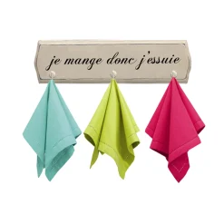 Online Sticker en relief JE MANGE DONC J'ESSUIE cappuccino - 4MURS Objets Muraux