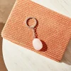 Sale Lithothérapie PORTE CLÉS QUARTZ ROSE rose - 4MURS Accessoires Mode