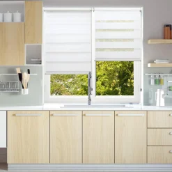 Clearance Store jour/nuit EQUINOXE coloris blanc 180 x 250 cm - 4MURS Voilages, Vitrages, Stores Et Accessoires|Rideaux
