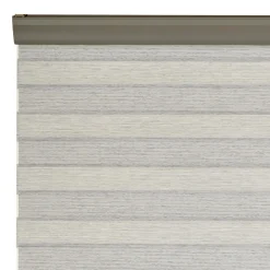 New Store jour/nuit SOLSTICE coloris blanc / noir 180 x 250 cm - 4MURS Voilages, Vitrages, Stores Et Accessoires|Rideaux