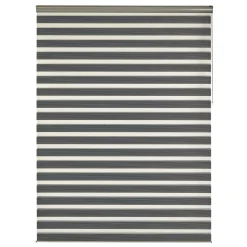 Hot Store jour/nuit SOLSTICE coloris noir/blanc 180 x 250 cm - 4MURS Voilages, Vitrages, Stores Et Accessoires|Rideaux