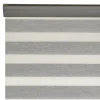 Hot Store jour/nuit SOLSTICE coloris blanc / noir 60 x 250 cm - 4MURS Voilages, Vitrages, Stores Et Accessoires|Rideaux