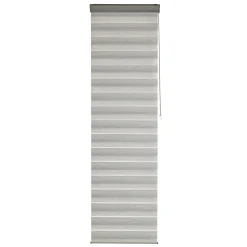 Hot Store jour/nuit SOLSTICE coloris blanc / noir 60 x 250 cm - 4MURS Voilages, Vitrages, Stores Et Accessoires|Rideaux