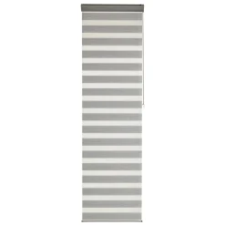 Hot Store jour/nuit SOLSTICE coloris blanc / noir 60 x 250 cm - 4MURS Voilages, Vitrages, Stores Et Accessoires|Rideaux