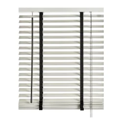 New Store vénitien DUCALE blanc / anthracite 120 x 175 cm - 4MURS Voilages, Vitrages, Stores Et Accessoires|Rideaux