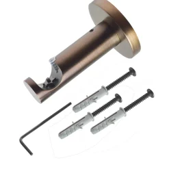 New Support barre à rideau GLACAGE chocolat 2 cm 7 cm - 4MURS Voilages, Vitrages, Stores Et Accessoires