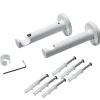 Sale Support barre à rideau HOWLITE blanc 1,9 cm 9,5 cm - 4MURS Voilages, Vitrages, Stores Et Accessoires