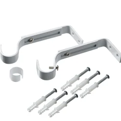 Hot Support barre à rideau HOWLITE blanc 1,9 cm de 11,5 à 15,5 cm - 4MURS Voilages, Vitrages, Stores Et Accessoires