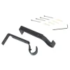 Discount Support barre à rideau OBSIDIENNE noir 1,9 cm de 11,5 à 15,5 cm Voilages, Vitrages, Stores Et Accessoires