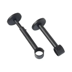 Best Support barre à rideau OBSIDIENNE noir 1,9 cm de 9,0 à 14 cm - 4MURS Voilages, Vitrages, Stores Et Accessoires