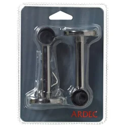 Discount Support barre à rideau ONYX noir miroir 1,9 cm de 9,0 à 14 cm - 4MURS Voilages, Vitrages, Stores Et Accessoires