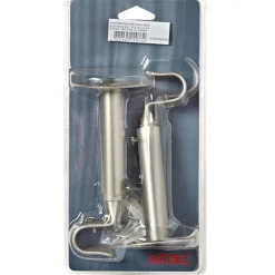 New Support barre à rideau PYRITE nickel satin 1,9 cm de 16,5 à 23 cm Voilages, Vitrages, Stores Et Accessoires