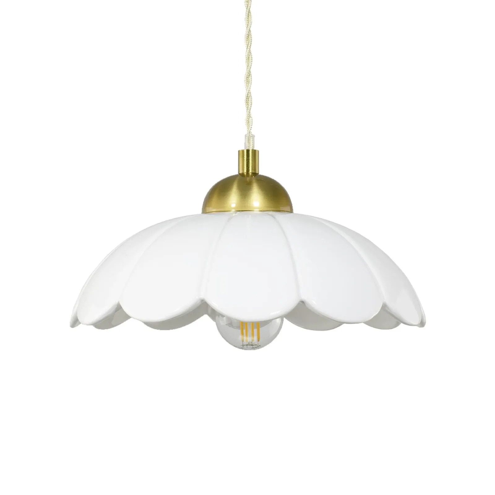Discount Suspension CLARIS coloris blanc 11,5 x 23 cm - 4MURS Suspensions