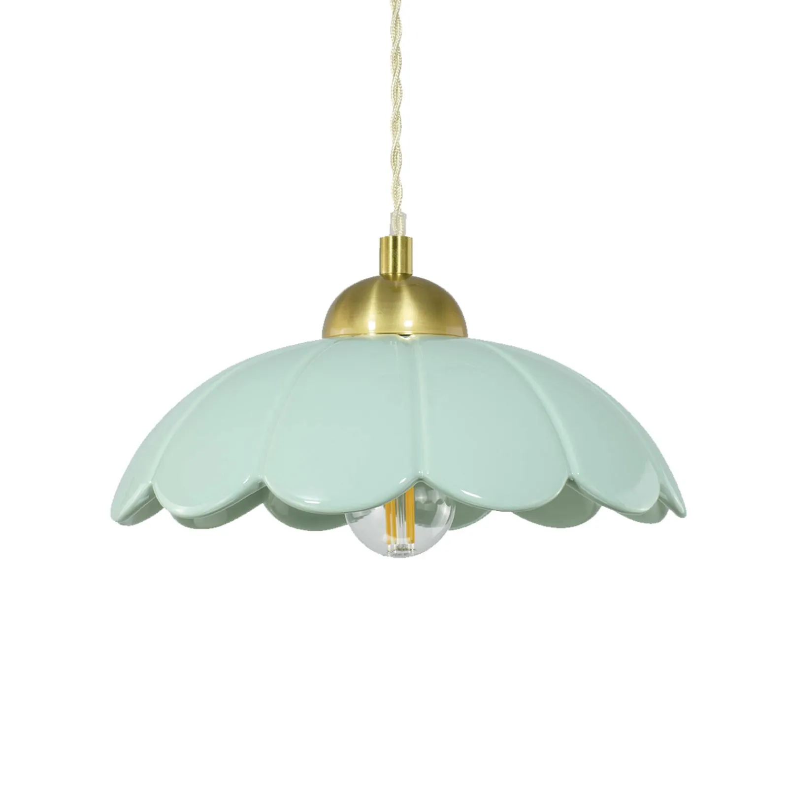 New Suspension CLARIS coloris vert d'eau 11,5 x 23 cm - 4MURS Suspensions