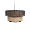 New Suspension CLAYTON coloris rotin 25,5 x 40 cm - 4MURS Suspensions