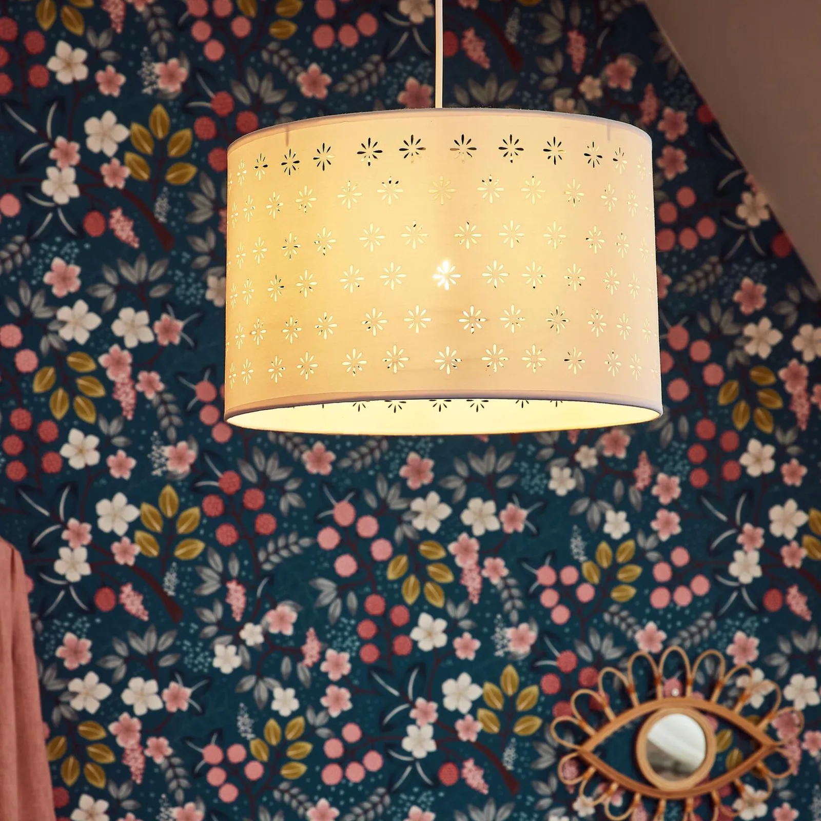 Sale Suspension FLORALIA coloris blanc 40 x 40 cm - 4MURS Suspensions