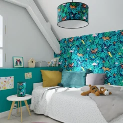Clearance Suspension JUNGLE KIDS coloris multicolore 19 x 39 cm - 4MURS Enfant Luminaires Enfant|Suspensions