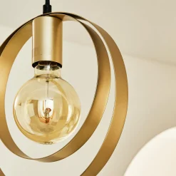 Hot Suspension SATURNE coloris or 25,5 x 25,5 cm - 4MURS Suspensions