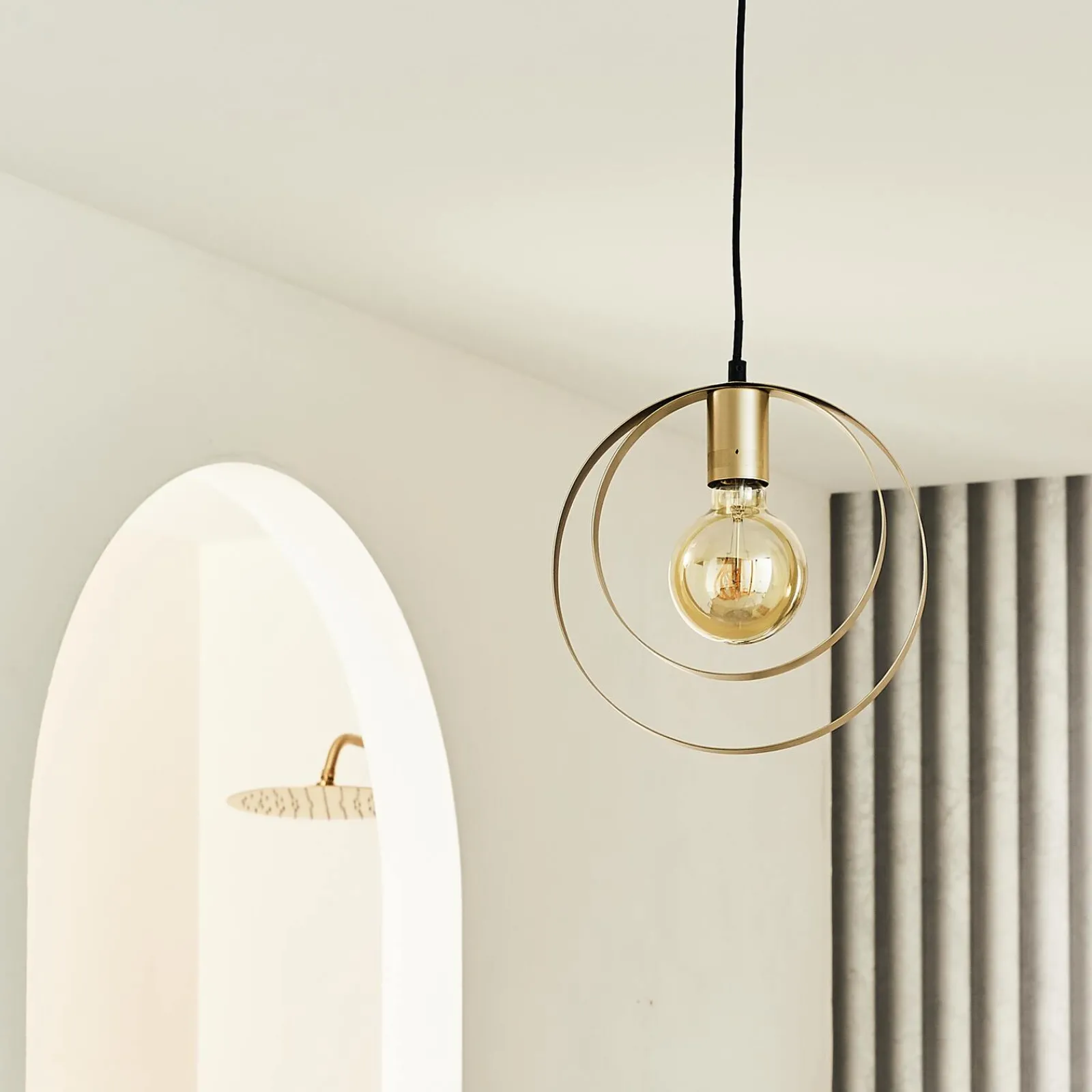 Hot Suspension SATURNE coloris or 25,5 x 25,5 cm - 4MURS Suspensions