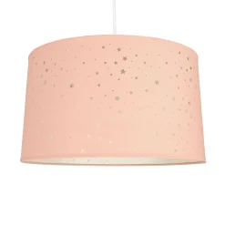 Outlet Suspension STARS coloris rose 23 x 40 cm - 4MURS Enfant Luminaires Enfant|Suspensions