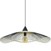 Discount Suspension VAGALA RATTAN coloris noir 14 x 80 cm - 4MURS Suspensions