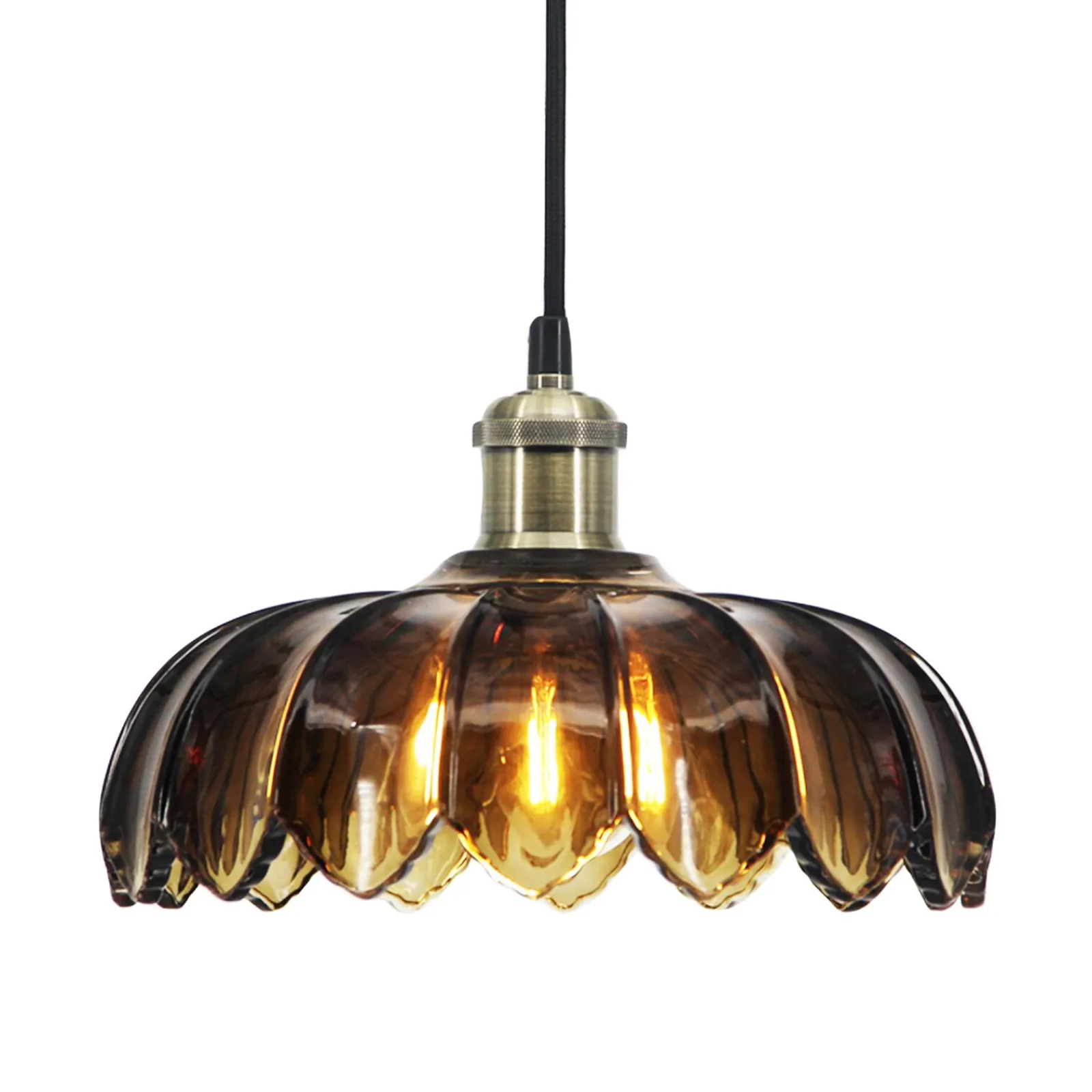 Online Suspension VIRGO coloris verre fumé 25 x 26 cm - 4MURS Suspensions