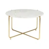 Hot Table basse TIMPA coloris marbre blanc - 4MURS Tables