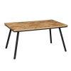 Discount Table de salle à manger FARROW Teck naturel 90 x 150 cm - Tables