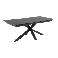 Clearance Table extensible ADAM coloris anthracite 100 x 200 cm - 4MURS Tables
