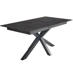 Sale Table extensible ADAM coloris noir 90 x 168 cm - 4MURS Tables